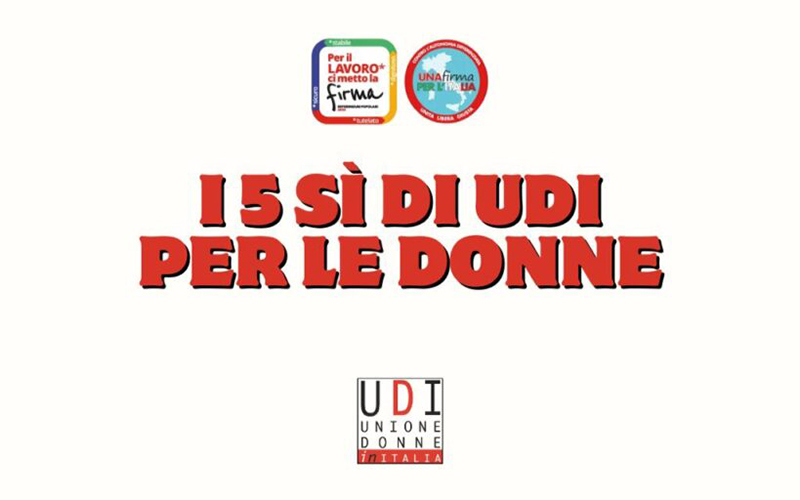 I 5 sì di UDI per le donne